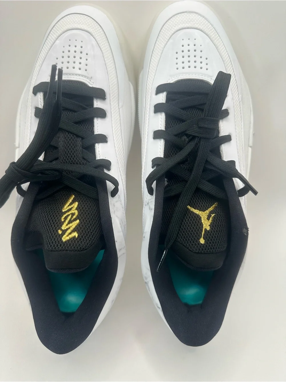 Jordan Zion 4 Men’s White, Black & Gold Low-Top Sneakers FB1802-104